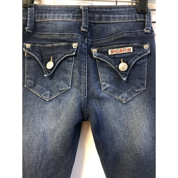 Hudson Size 7 Back Flap Blue Jeans - Picture 4 of 5